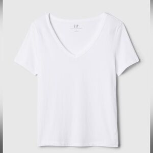 NWT GAP Organic Cotton Vintage V-Neck T-Shirt XL Tall